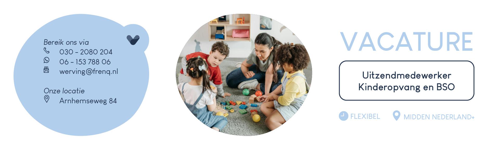 Net klaar met je opleiding? Vind direct flexibel werk in de kinderopvang!